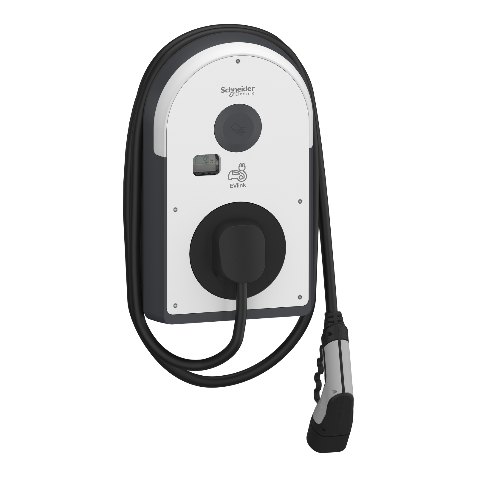 Pro AC Wallbox, 22kW, T2 Kabel, MID, 6mA, IP55, IK10, NFC/RFID Reader