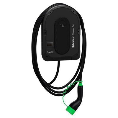 Smarte Wallbox Schneider Charge Pro, 22kW, T2 Kabel 7m, 6mA RDC-DD, Innen/Aussen, MID, Wi-Fi, 4G