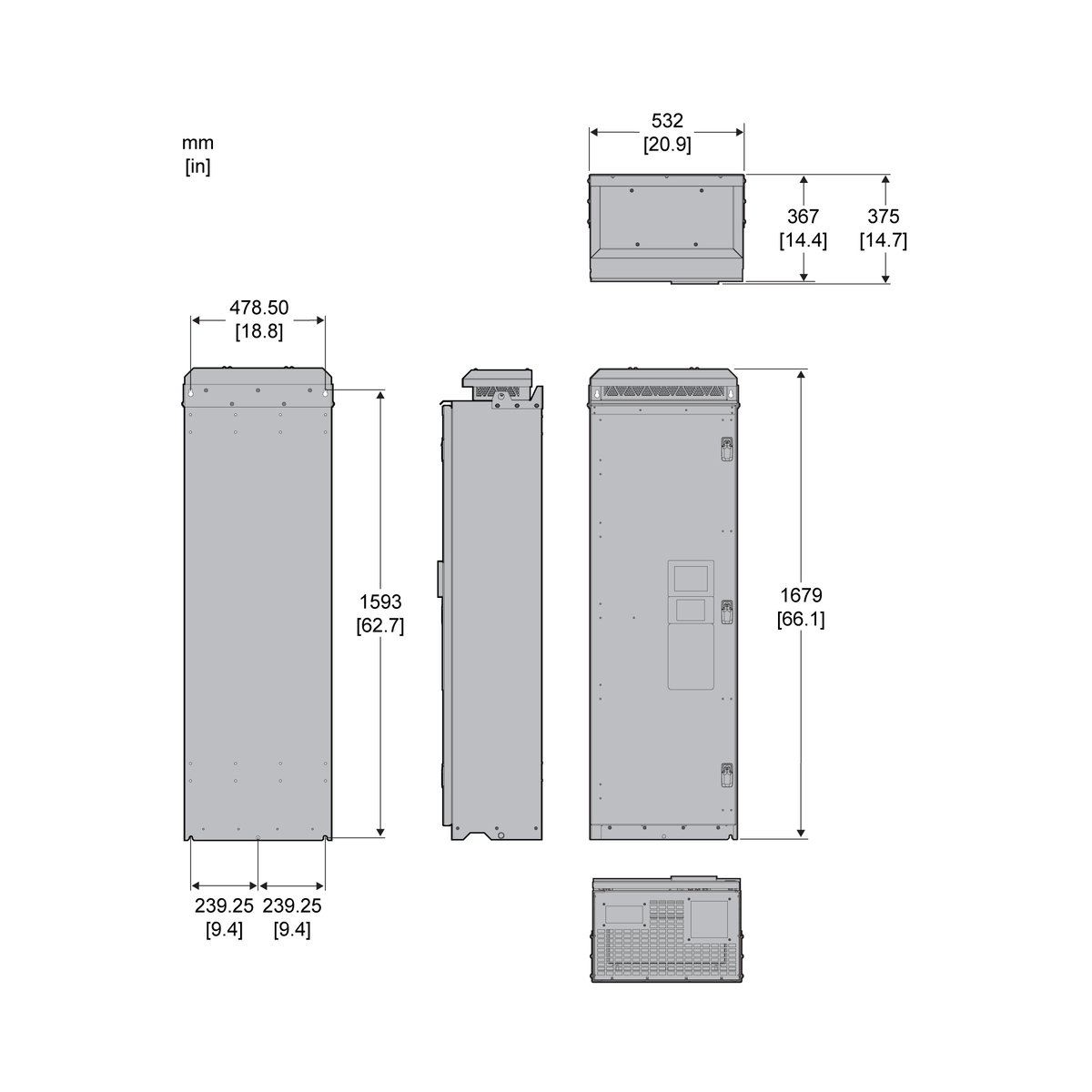 Elektronische VAR Kompensation, PowerLogic EVC+, 100kvar, 208-480V, IP31
