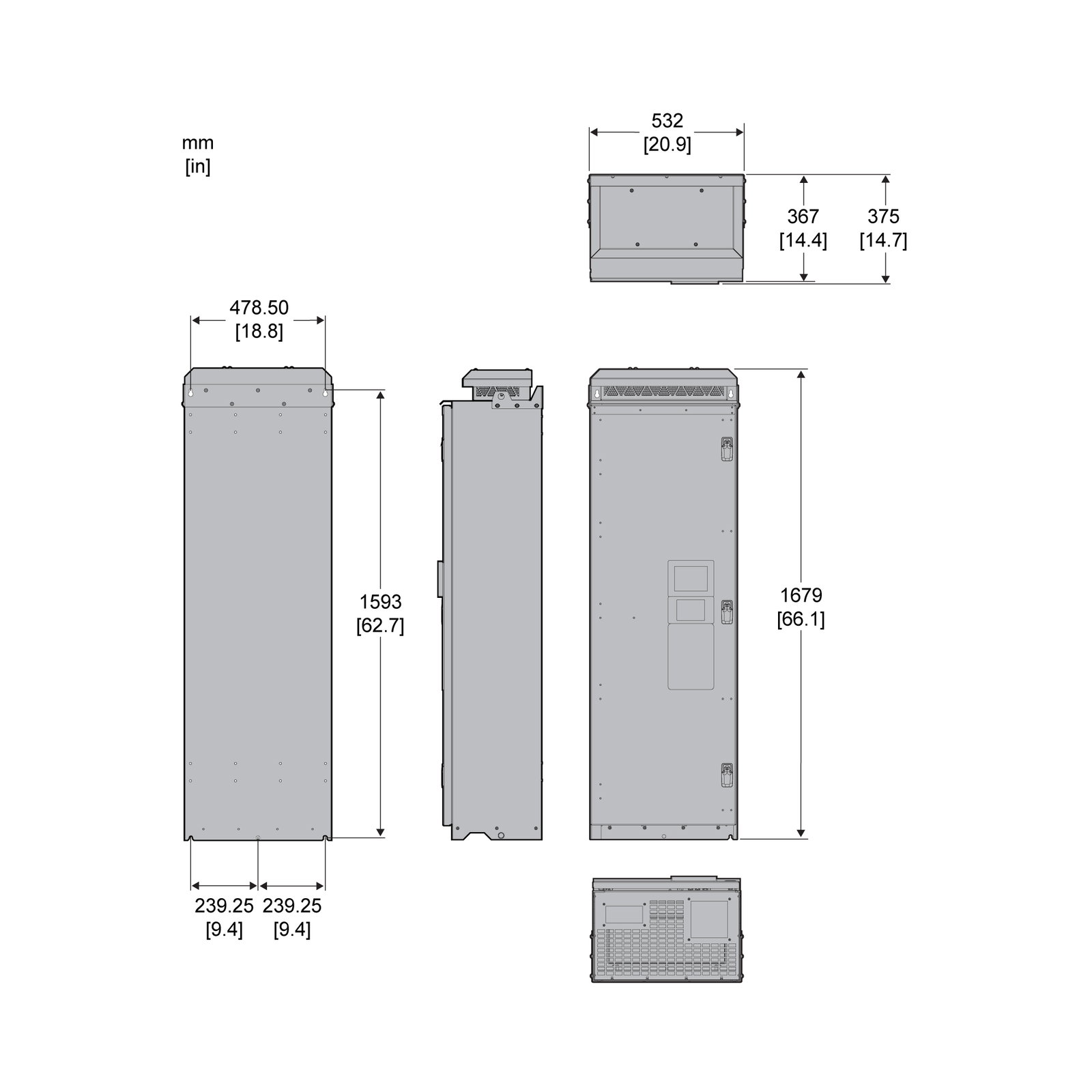 Elektronische VAR Kompensation, PowerLogic EVC+, 100kvar, 208-480V, IP31