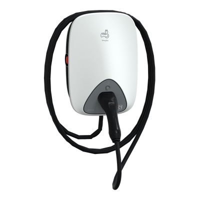 Home Smart Wallbox, Works with Wiser, 11kW, T2 Kabel, 6mA Erkennung, IP55, IK10