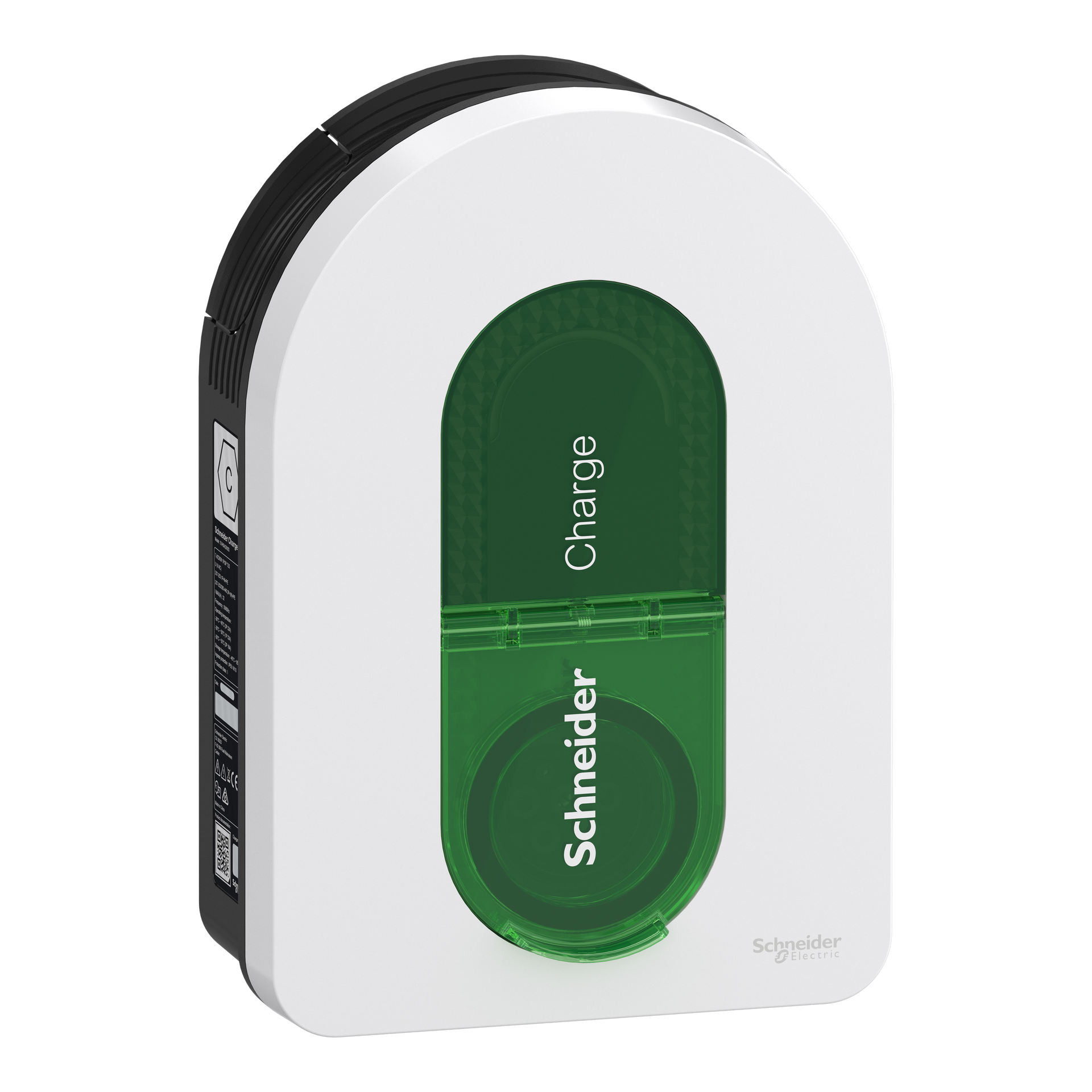 Smarte Wallbox Schneider Charge, 22kW, T2 Steckdose, 6mA Erkennung, Innen/Außen, Wi-Fi, App-Steuerung