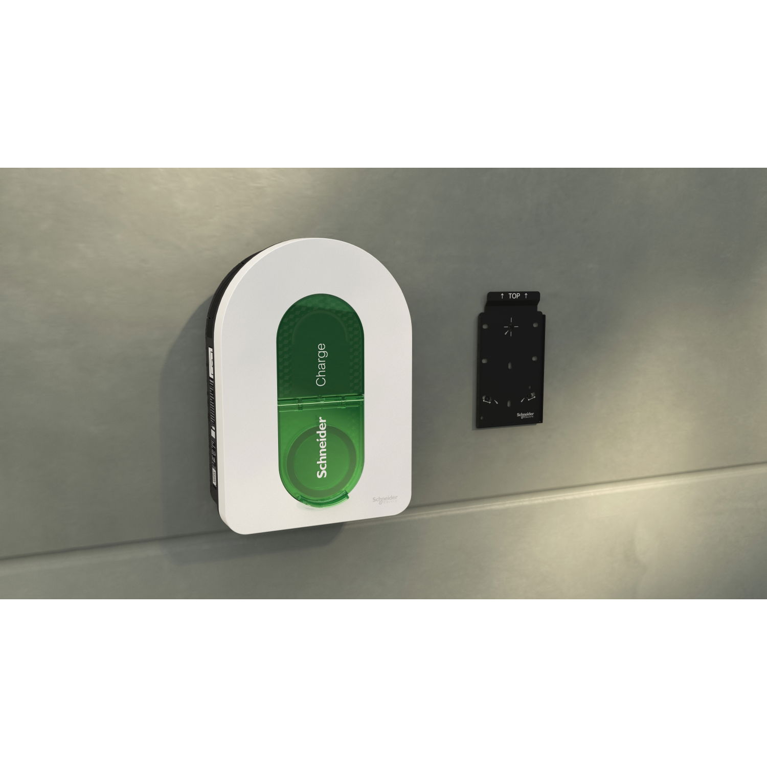 Smarte Wallbox Schneider Charge, 22kW, T2 Steckdose, 6mA Erkennung, Innen/Außen, Wi-Fi, App-Steuerung – Bild 2 von 9