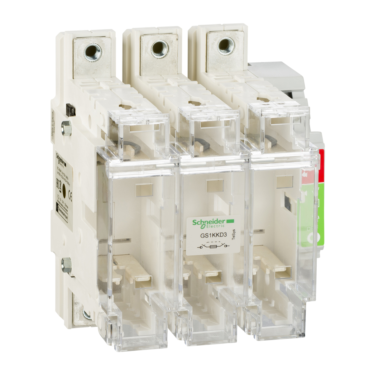 Grundgerät für Sicherungen GS1, TeSys GS, 3p, DIN, 125A