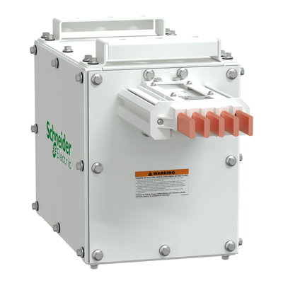 Endeinspeisekasten, I-Line Track, 400A, Kupfer, 3L+N+PE (PE 50%CU), IP42, Linksmontage, weiß RAL9003