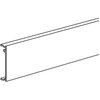 Frontabdeckung 80 mm L=2500 mm PVC ähnlich RAL 9010 VPE=20m TYP:FCA-F80 PVC 9010