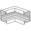 INKA 123-4/72 Innenecke, Aluminium RAL9016 Typ:INKA IH 123-4/72 9016