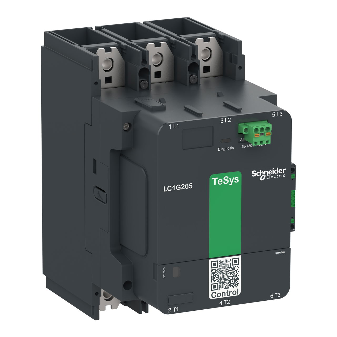 Leistungsschütz TeSys control - Giga, 3-polig, 400A AC3, 48-130V ACDC Spule