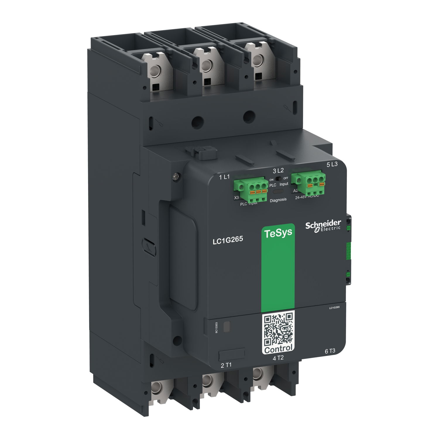 Leistungsschütz TeSys control - Giga, 3-polig, 500A AC3, 200-500V ACDC Spule