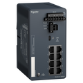 Modicon Extended Managed Switch, 8 Ports für Kupfer (8TX 10/100 Mbit/s)