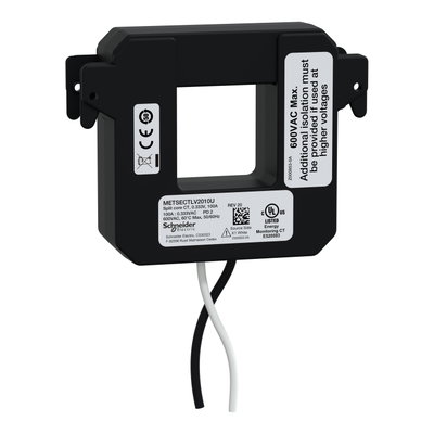 Kabelumbauwandler LVCT 100 A - 0,333 V Ausgang, Innenmaße 36 x 36 mm