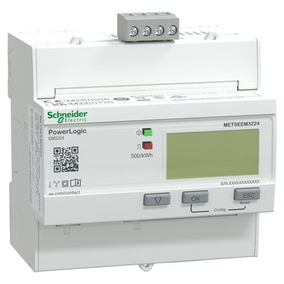 Energiezähler EM3224, 3 phasig, 63 A, Klasse 1, Modbus RTU, MID