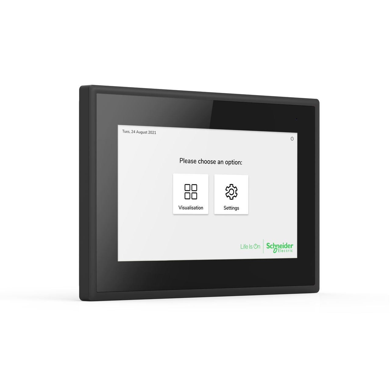 SpaceLogic KNX Touch IP 7 Zoll Smart Screen schwarz