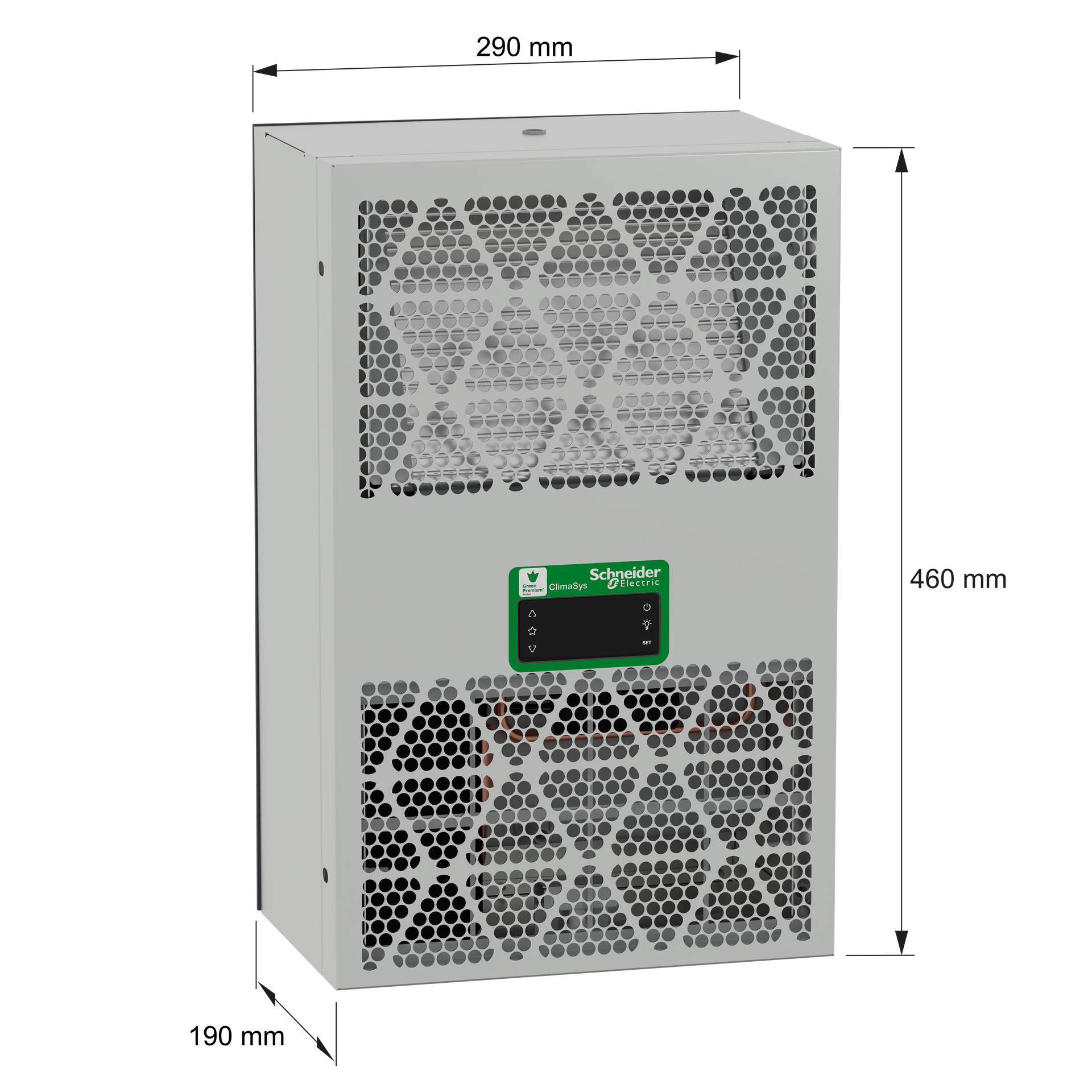 Wandanbau-Kühlgerät, vernetzt, Climasys CU, Edelstahl, 600W, 230V, 50/60Hz, IP55 – Bild 2 von 4