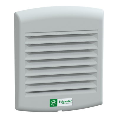ClimaSys-Lüfter IP54, 38m³/h, 115V, mit Ausgangsgitter und Filter G2