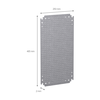 Mikroperf. Montageplatte H500xB300m. Öffng. Durchm. 3,6mm auf 12,5mm Abstand
