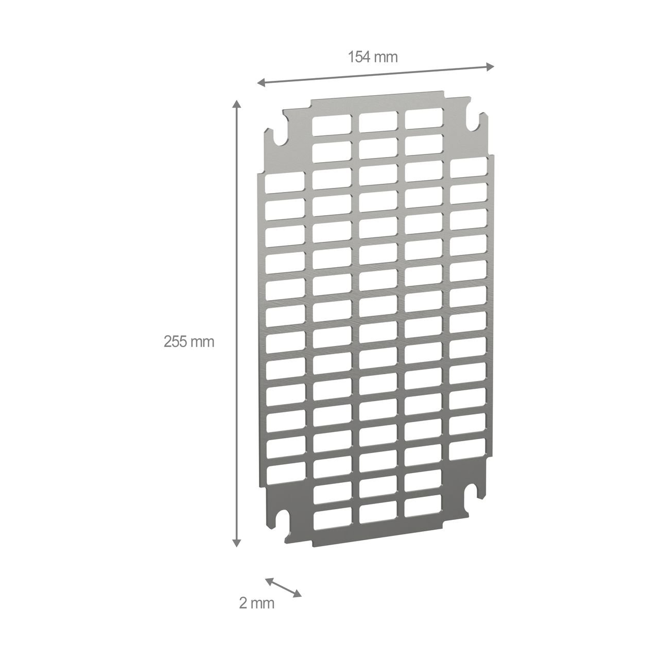 Perforierte Platten Monoblock, H300xB200mm mit universeller Perforation 11x26mm