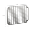 Perforierte Platten Monoblock, H300xB400mm mit universeller Perforation 11x26mm