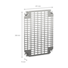 Perforierte Platten Monoblock, H400xB300mm mit universeller Perforation 11x26mm