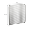 Perforierte Platten Monoblock, H600xB600mm mit universeller Perforation 11x26mm
