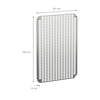Perforierte Platten Monoblock, H700xB500mm mit universeller Perforation 11x26mm