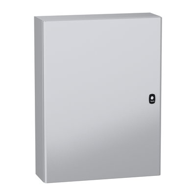 Wandgehäuse Stahl, PanelSeT S3DC, Einfache Tür, ohne Unterbau, 800x600x200mm, IP66, IK10