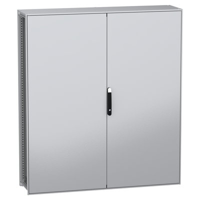 Modulares Standgehäuse, PanelSeT SFN, dekarbonisierter Stahl, 1800x1600x400mm, 2 Türen, IP55