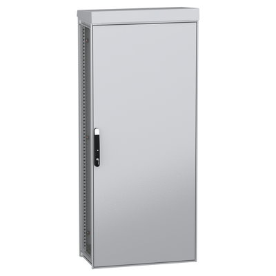 Modulares Standgehäuse für den Außenbereich, PanelSeT SFN, dekarbonisierter Stahl, 1800X800X400mm, IP55, RAL7035
