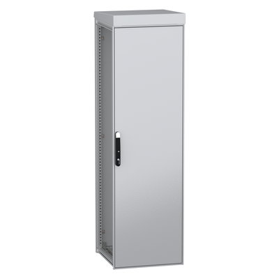 Modulares Standgehäuse für den Außenbereich, PanelSeT SFN, dekarbonisierter Stahl, 2000x600x600mm, IP55, RAL7035