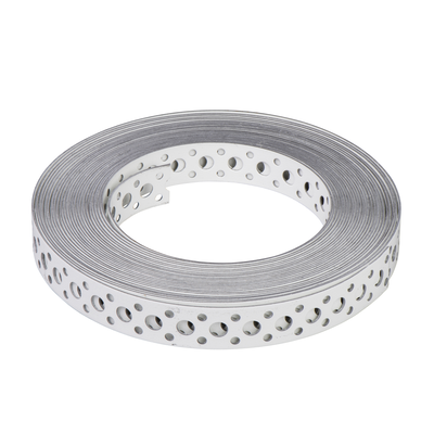 Installationsband /Lochband Kunstst. u. verzinkt TPG-12x0,7 weiss (Ring mit 10M)