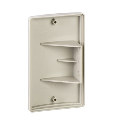 INKA Kanal Endstück PVC 100/72 RAL9016 weiß Typ:INKA-ES101ABS