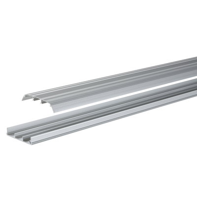 FED-F1 Bodenkanal 18x91x2500 Aluminium natureloxiert Typ:FED-F1