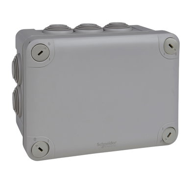 Mureva BOX, Abzweigdose, 10 Tüllen Ø25, 150x105x80mm