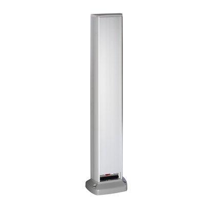 Bodensäule 1-seitig leer mit Standfuß Aluminium eloxiert Typ:POS-F10