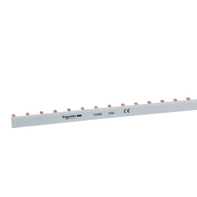 Phasenschiene Stift, 3P, 11 TE, 63A, ablängbar