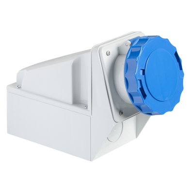 Wandsteckdose, 125A, 3p+E, 200-250 V AC, IP67