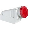 Wandsteckdose, 63A, 3p+E, 380-415 V AC, IP67