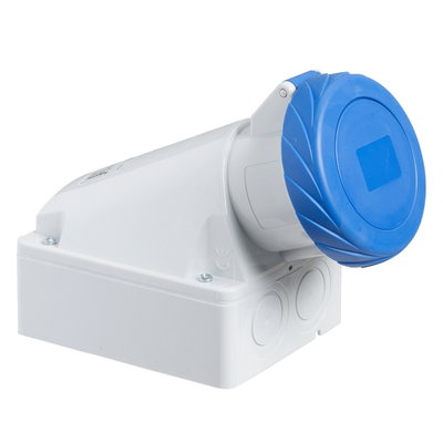 Wandsteckdose, 32A, 3p+E, 200-250 V AC, IP67