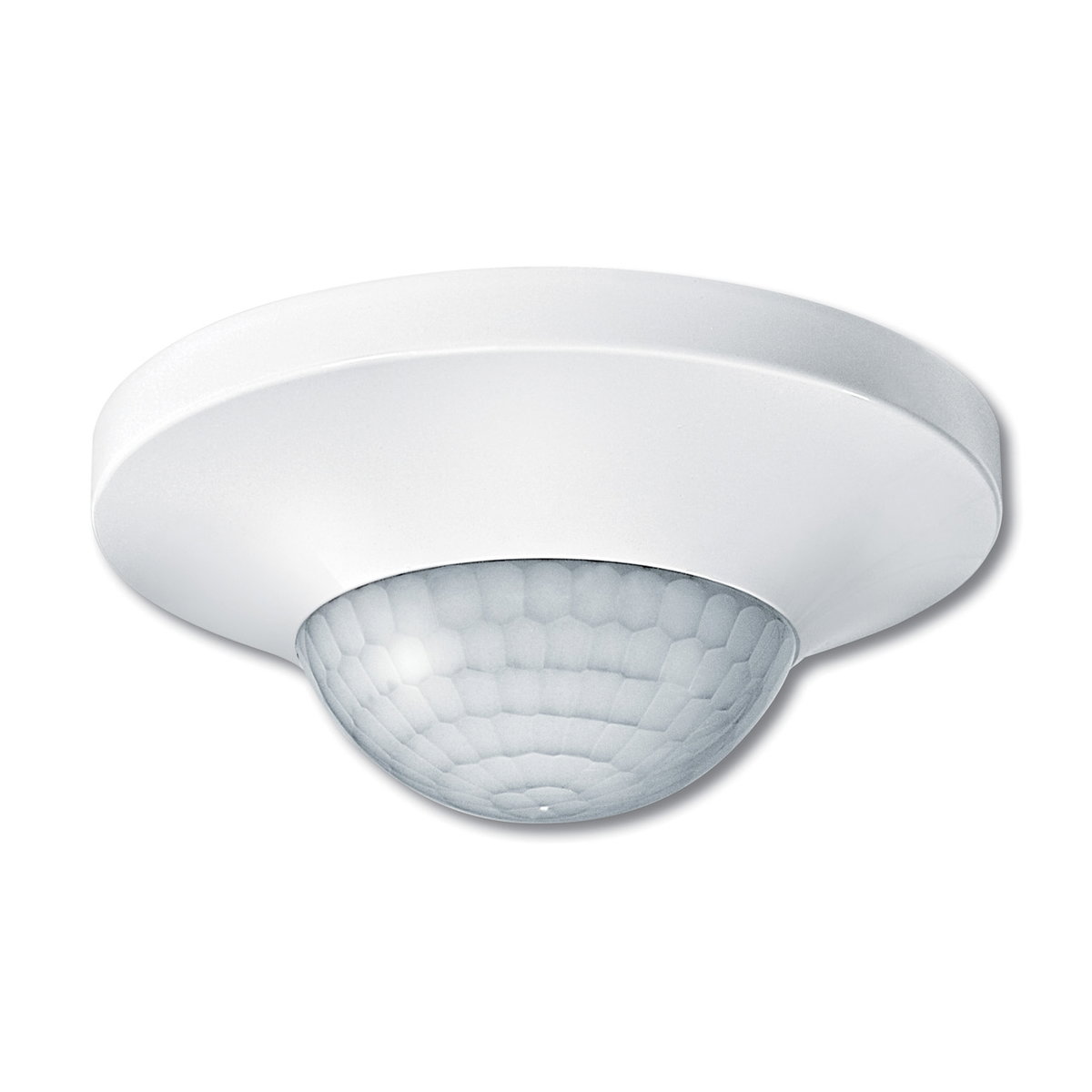 KNX ARGUS Präsenz mit Lichtregelung und IR-Empfänger, polarweiß