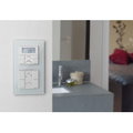 Taster 2fach plus mit Raumtemperaturregler, polarweiß glänzend, System M