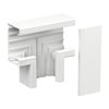 INKA 123/72 Kanal T-Stück, Aluminium weiß RAL9016 Typ:INKA TS 123/72 9016