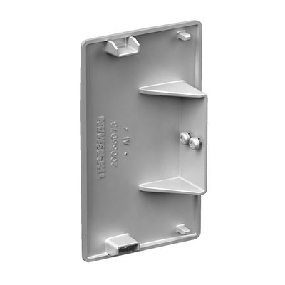 INKA 123/72 Endstück Aluminium weiß RAL9016 TYP: INKA-ES 123/72 9016