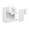 INKA 161-2/72 Flachwinkel m Abdeckung oben Alu RAL9016 Typ:INKA LSU161-2/72 9016