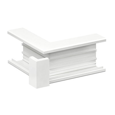 INKA 100/52 Außenecke m Abdeckung  Aluminium weiß R9016 Typ:INKA YH 152/52 9016