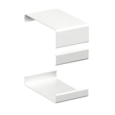 INKA 161-2/72 Ausgleichsstück, Aluminium weiß RAL9016 Typ:TTI-US 161-2/72 9016