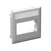 Basissatz BK2 für F80 Kanal, flach, Aluminium Metallic Typ:CYB-BK2-F-Al-Metallic