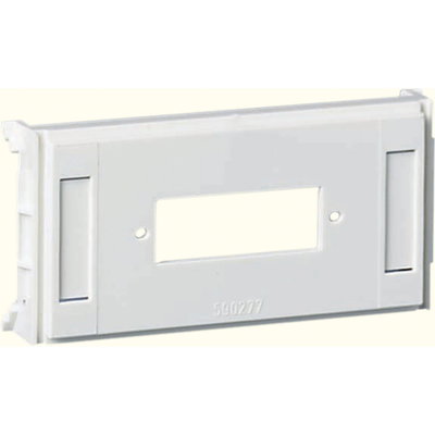 CYB-DF Montageplatte 1xSC Duplex AMP, Molex, Lucent Tech, Dätwyler weiß RAL9016