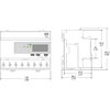 Energiezähler iEM3555, 3-phasig, Rogowski Wandler, erweiterte Messfunktion, Modbus, 1E/1A, Genauigkeitsklasse 1