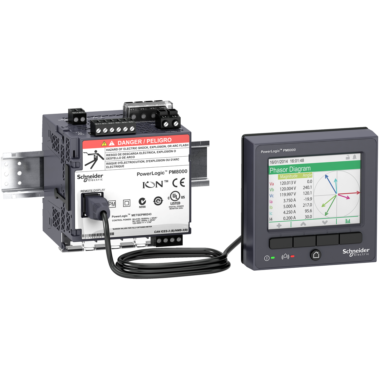PowerLogic PM8000/ION9000, Kabel für abgesetztes Dsiplay RD96 - 10m