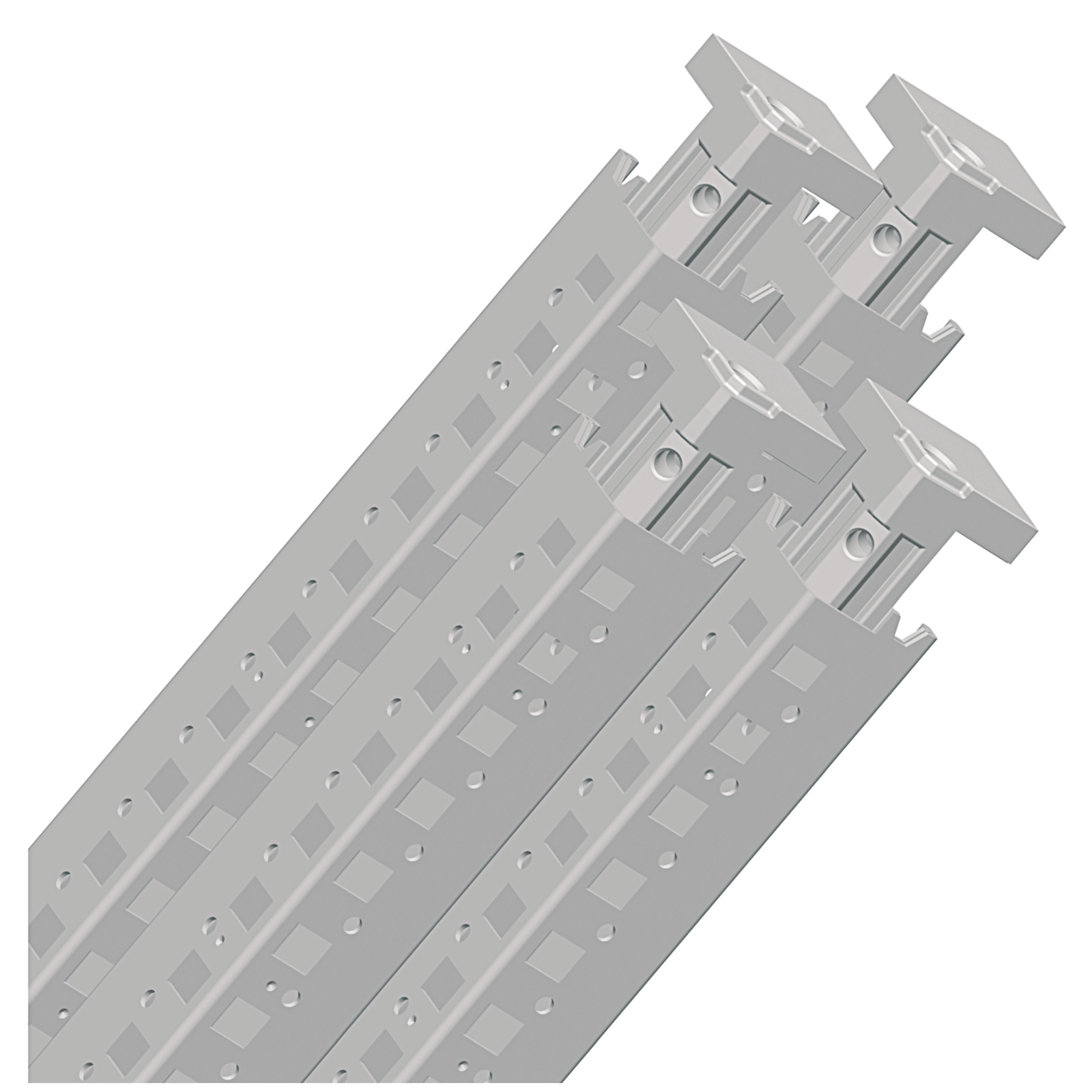 Spacial SF-Rahmenprofil, Stahl, 1600mm, Verpackungseinheit: 4Stück